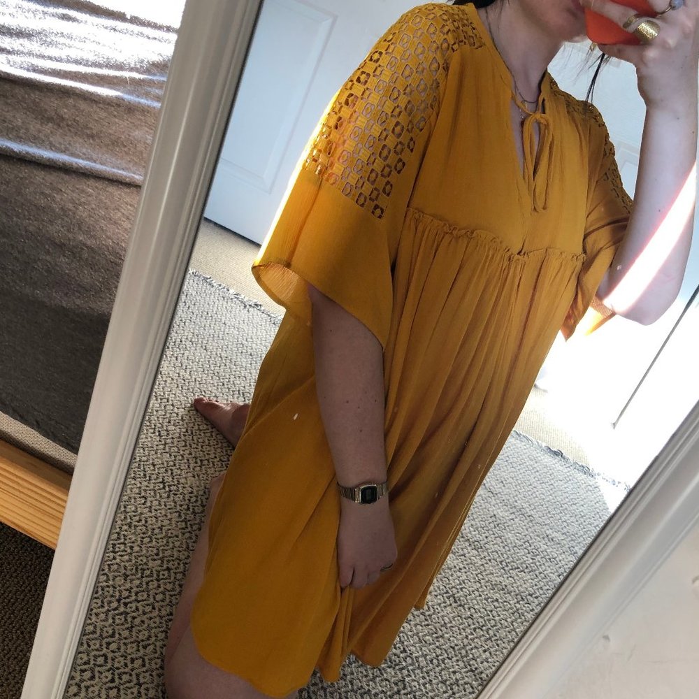 Zara yellow babydoll dress - Picture 4 of 5